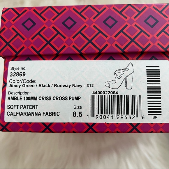 NIB Tory Burch Amble Criss Cross Pump - Picture 14 of 15